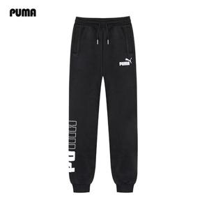 푸마 파워컬러블록 주니어 아동 여성 기모 조거팬츠 트레이닝 바지 676347-01