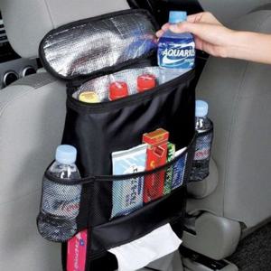 자동차 차량용 뒷좌석 헤드레스트 보냉백 포켓 수납함