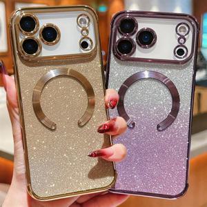 아이폰17 에어 프로 맥스 풀커버 맥세이프 글리터펄 젤리 케이스