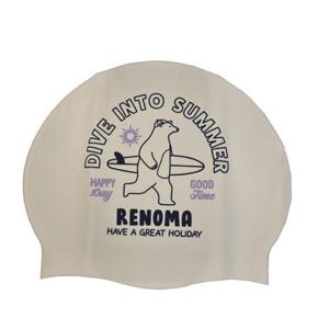 레노마수영복 HC04 남녀 성인 공용 서핑 곰돌이 실리콘 수모 RC2C008(WH,BK,LN,PP)