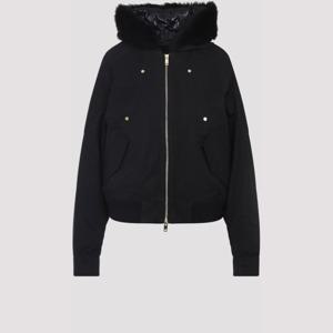 무스너클 로건 골드 퍼 후드 봄버 재킷 M35LB022GS 305