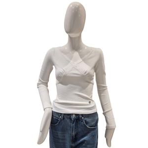 [파파야]레이스 골지 티셔츠(PNPRTP002C)