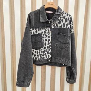 스테파니 HC11 호피데님쟈켓 a24dm430