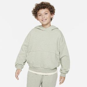 나이키키즈후드티 FJ6027-343 나이키 아이콘 플리스주니어 오버사이즈 풀오버 후디