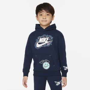 나이키키즈긴팔티 FV3226-410 나이키 스포츠웨어 아트 오브 플레이 프렌치 테리 풀오버리틀키즈 후디