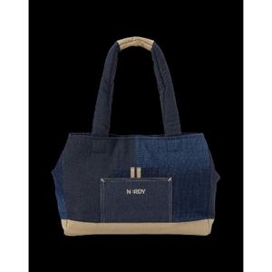 [널디] 데님 믹스 토트백 PNES24BG12 DENIM MIX TOTE BAG