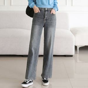 [올리비에스클로젯] [55-77]빈티지 워싱 와이드 데님 팬츠_O2509DP030C