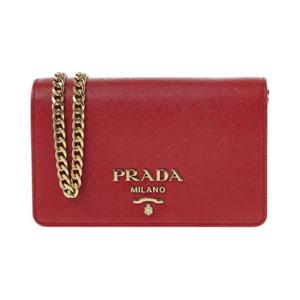 프라다 럭스 사피아노 레더 크로스바디백 파이어리 레드 1BP006-NZV-F068Z