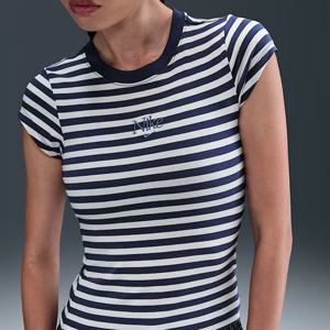 [국내매장] 나이키/여성반팔/NSW 타이트 스트라이프 (IH8475-410)/EV