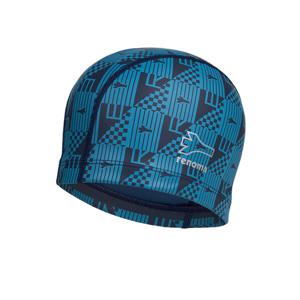 [레노마수영복]성인 사선 체크 PU 수영모자 RC2E013_NV