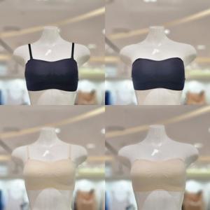 [엘르] 오프 숄더 심리스 브라 2종 택1 (EEWBRR18BK EEWBRR18SK)