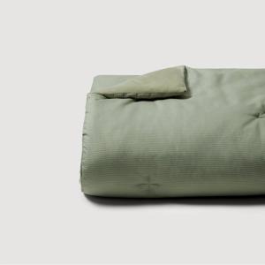 [JAJU/자주] 소프트 극세사 피치스킨 차렵이불_SS_카키그레이