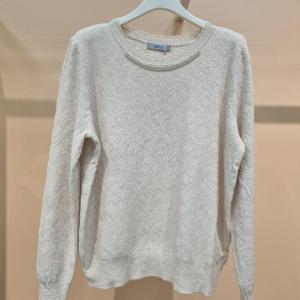 Destijl HC34 부드럽고착용감좋은 목선진주포인트 신축성좋은가을니트스웨터 D2533sw04