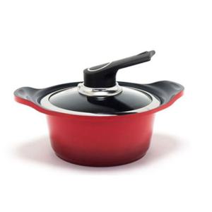 키친아트 냄비 통주물 세라믹 라면 양수 냄비 Y 16cm