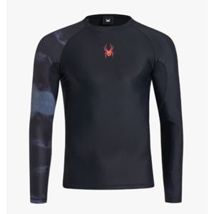 스파이더 M 워터스포츠 레터링 로고 래시가드 BB SPIMCNRL322M BLK TUQ