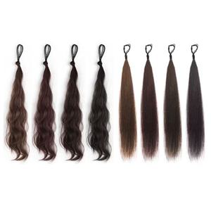 똥머리가발 여성 볼륨 묶음 고열사 부분가발 1P 당고 똥머리 밴드