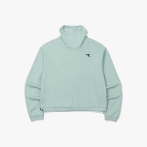 디아도라긴팔티 KQJ D4422TFS89MTL 테니크 웜업 맨투맨 우먼 MINT