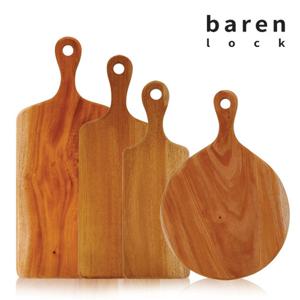 바른락 마호가니 우드 플레이팅 도마 4종