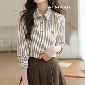 ATMARK (77까지)윈플로워단가라셔츠_AA56SH028G