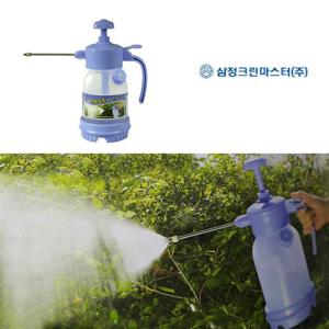 삼정 파워 자동 압축분무기 1.2L 스프레이 분무기 가정용 용기 생활용품