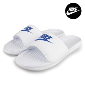 [미세하자] 나이키 빅토리원 슬라이드 학생 사무실 슬리퍼 화이트블루 CN9675-102_A
