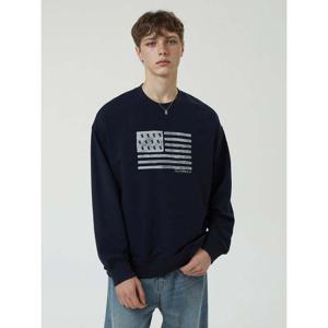 [후아유] 공용 American Flag Sweatshirt WHMWF4T91U