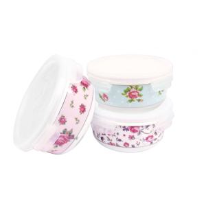 [로얄알버트]뉴황실장미 원형 밀폐용기(중) 1종 선택형