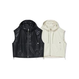 라이프워크조끼 CQK LW251VT775 여성) 실버코인 후드 베스트