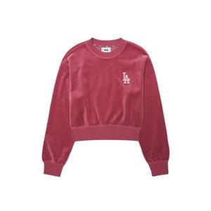 MLB 여성 벨벳 크롭 맨투맨 3FMTB0924-07PKS