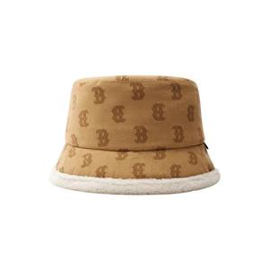 MLB 공용 모노그램 스웨이드 버킷햇 3AHTMS136-43CAS