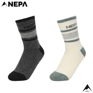 네파 (7LF8304) 남여 공용 가을겨울 클라우드 울 통파일 장목 양말 등산 양말