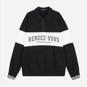 [클라이드]남성 카라 반집업 맨투맨 FODTS131M