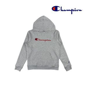 [챔피온키즈]Champion 로고 후드 티셔츠(8867CB_GR)