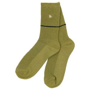 [빈]그린 스트라이프 골지 양말BZ61AS03GN