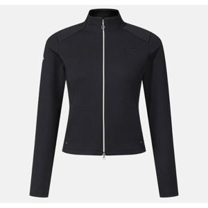 데상트 우먼스 트레이닝 골지 슬림핏 집업 자켓 B1 SQ322PFT71 BLK0 IVY0