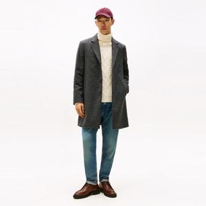 [공식][타미힐피거] 울 믹스 체크 코트 (T12F7WCT600MT10MD)