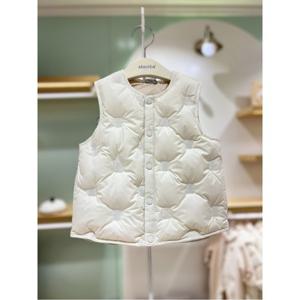 압소바HM (패딩조끼) 콜린 다운 VT 아이보리 FW신상 (2AY723581)