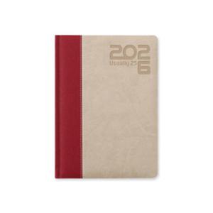 2026년 다이어리 유즈어리25B 레드 베이지 D1104010326-002 양지사