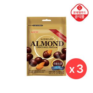 [롯데] 아몬드 초코볼 2layer 70g X 3개입