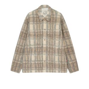 노르디스크 유로 WOOL 체크 패딩 셔츠 B1 OMW25404 E2