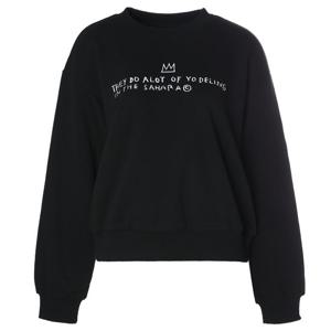 [클라이드]여성 바스키아 반집업 맨투맨 FNDTS983F