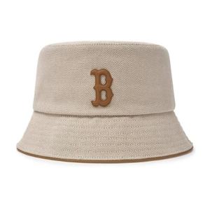 MLB 베이직 캔버스 레더 로고 버킷햇 A5 3AHTVL14N 43CRD