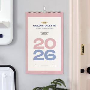 아이코닉 2026년 팔레트 월 캘린더 [심플 디자인 벽걸이 달력 벽달력]