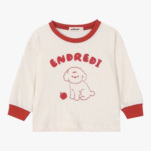 [밀리밤]밀리배색립티셔츠(MLLA25W2Z)