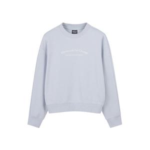 [폴햄]여성 무브 플리스 크롭 레터링 맨투맨 티셔츠(PHE4TR2700)