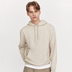 지오다노 025922 남성 기모 레귤러 핏 브러시드 테리 후드 풀오버 티셔츠 01025922