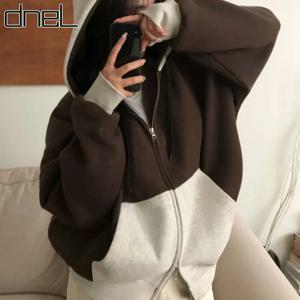 [드넬]빅배색후드집업DWJ53733A