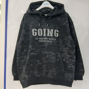 [에꼴리에][모다부평]빈티지 전판 프린트 후드티/25C1404BK_BP