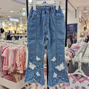 [탈렌트키즈](모다진주)쁘띠앙팡 보네원영데님바지 PCW54GDP212_