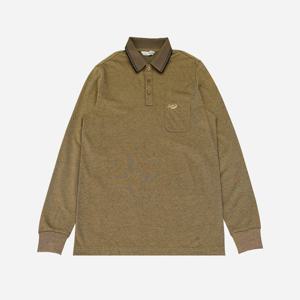 [크로커다일남성]피케 조직 투톤 자카드 카라티 CDAABTP379265_J